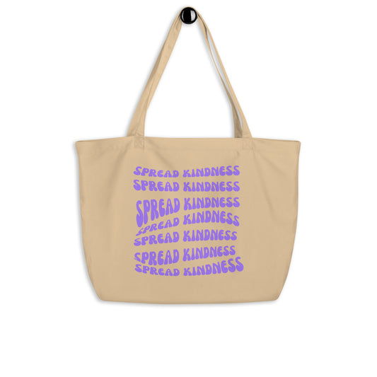 Large organic tote bag